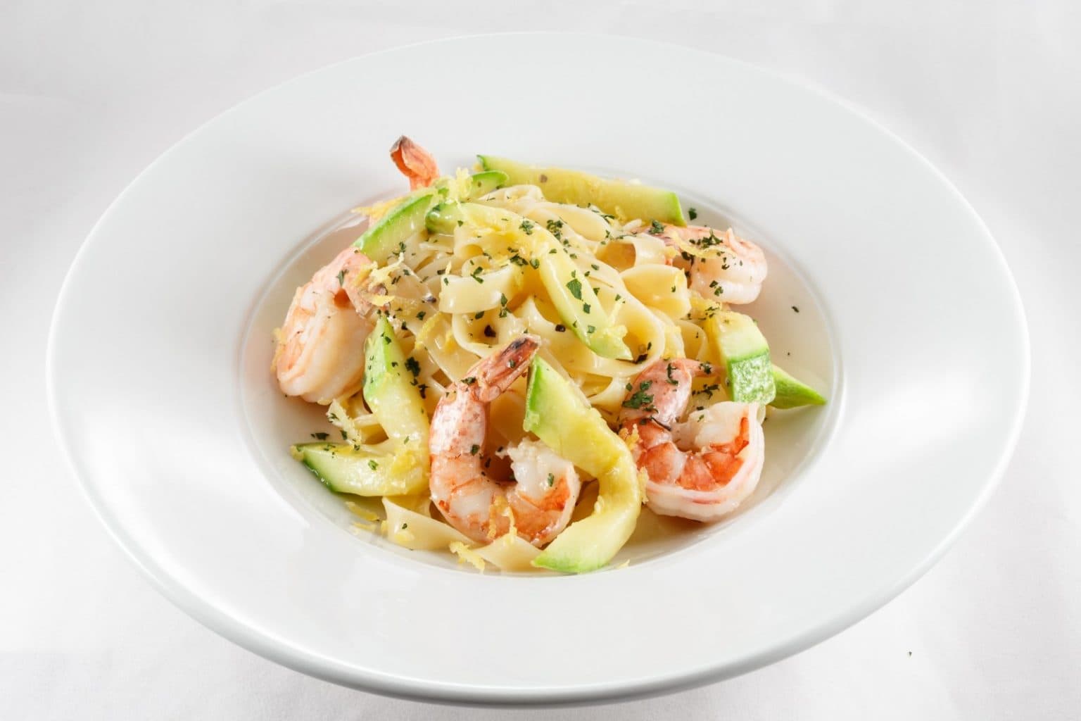 Паста Фетучини с креветками