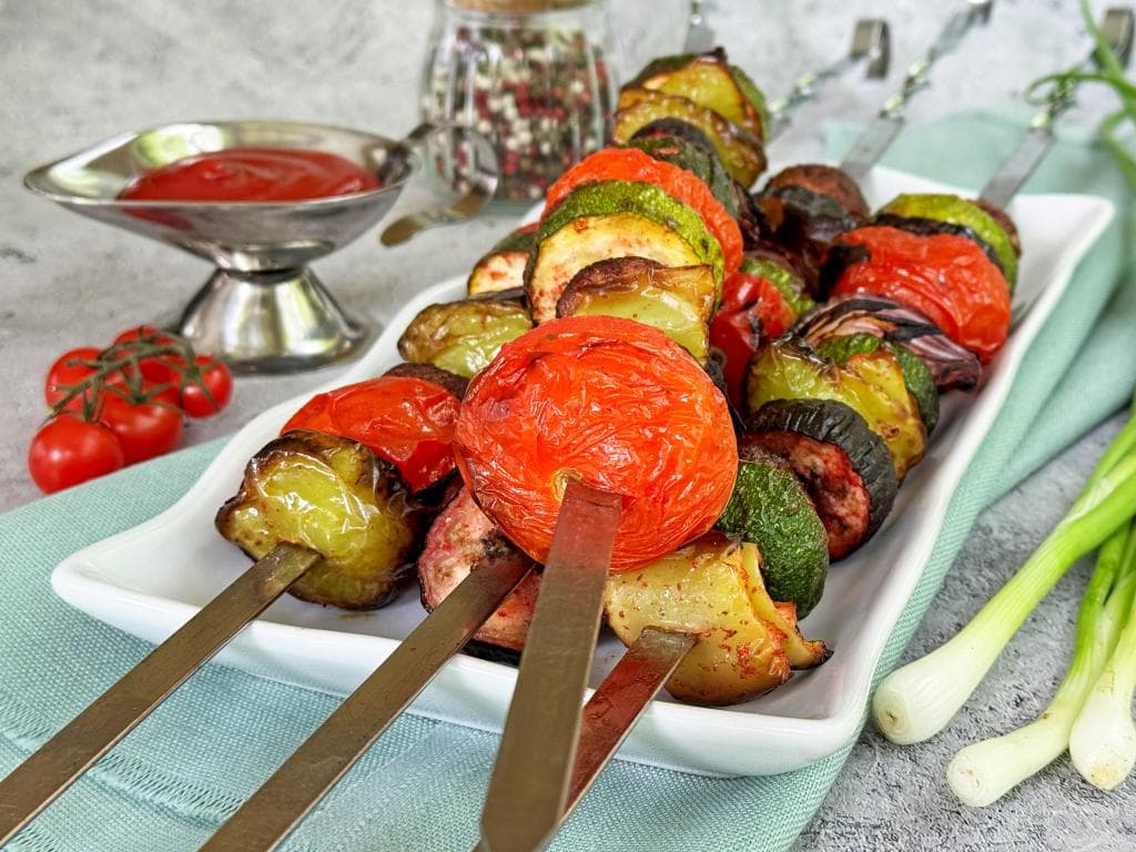 Овощи на мангале