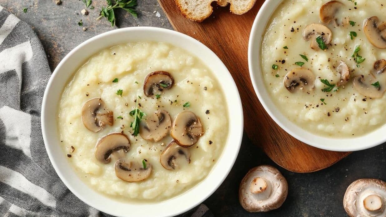 Грибной суп-пюре
