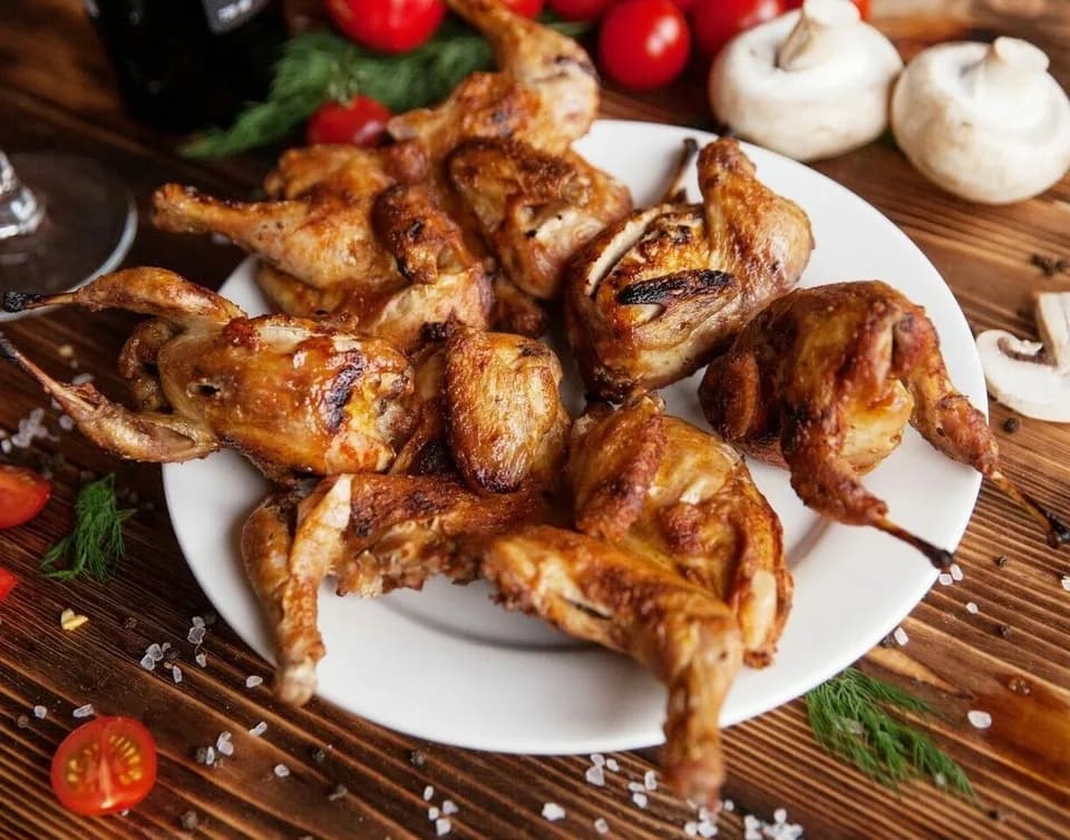 Перепелка на мангале