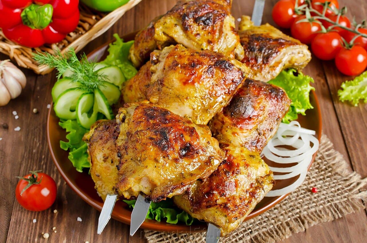 Шашлык из куриных бедер